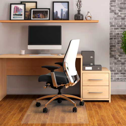 Advantagemat® Vinyl Rectangular Chair Mat for Hard Floor - 48" x 79"