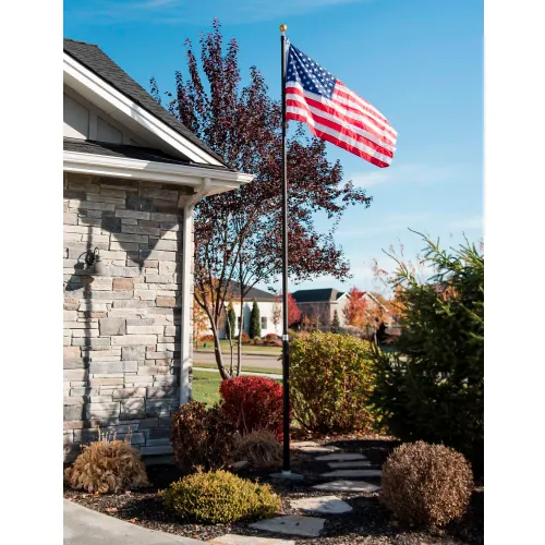 Titan Telescoping Flagpole Kit 15' Bronze/Black