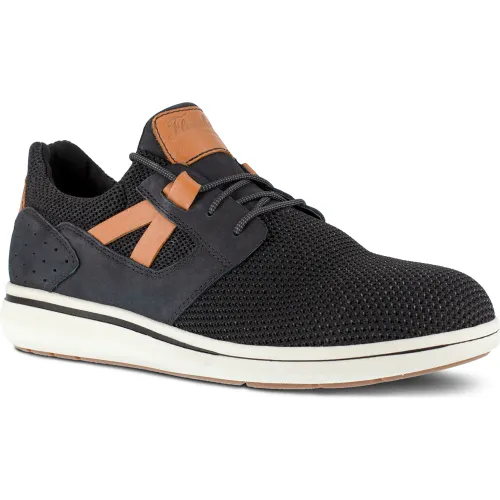 Florsheim Casual Work Oxford, Knit, Black, 8EEE