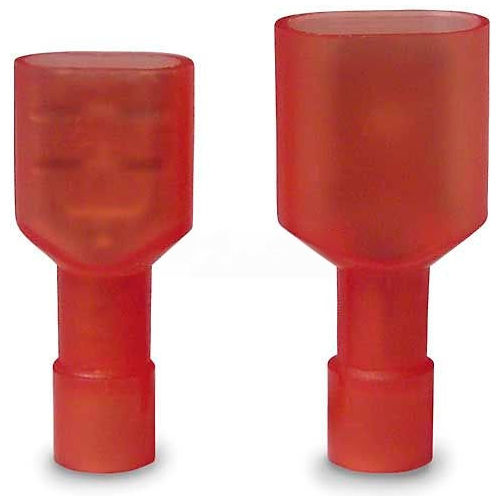 Gardner Bender 20-151P Fully Insulated Disconnect, M/F Pairs, 22-16awg, 250&quot; Tab, Red - 10 pk.