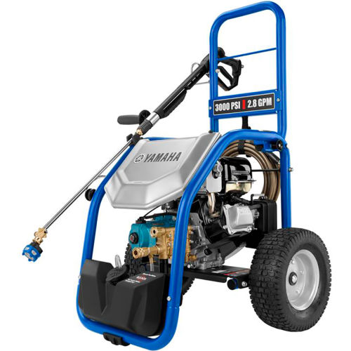 Yamaha Gas Pressure Washer W/ CAT Triplex Pump, 3000 PSI, 2.8 GPM, 3/8" Hose