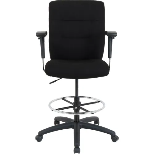 Interion® Mesh Back Task Stool, Black - Zuma