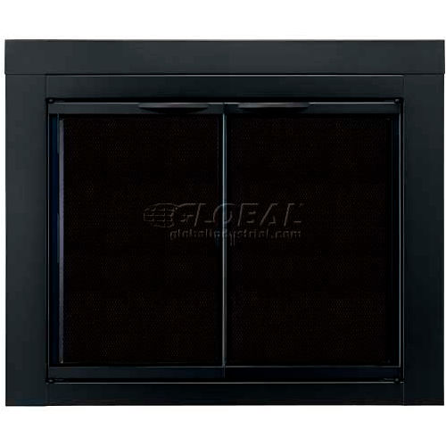 Pleasant Hearth Alpine Fireplace Glass Door Black AN-1010 37-1/2&quot;L x 30&quot;H