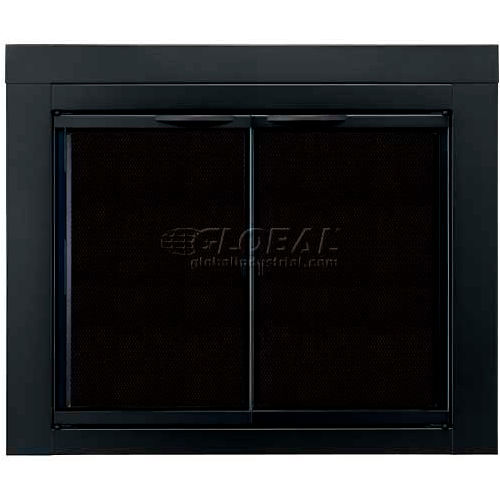 Pleasant Hearth Alpine Fireplace Glass Door Black AN-1012 43-1/2"L x 33"H