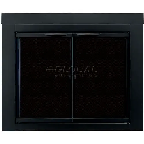 Pleasant Hearth Alpine Fireplace Glass Door Black AN1012 431/2"L x 33"H