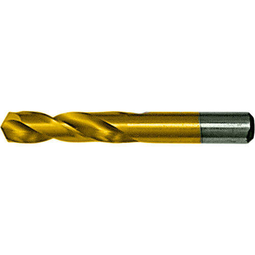 Chicago-Latrobe 159-TN #36 HSS Heavy-Duty TiN 135 Split Point Screw Machine Drill - Pkg Qty 12