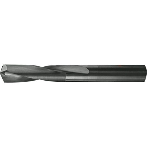 Chicago-Latrobe 759 #10 Solid Carbide General Purpose Bright 118 4-Facet Point Stub Length Drill