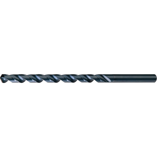 Cle-Line 1806 7/32 12In OAL HSS Heavy-Duty Steam Oxide 118 K-Notched Point Extra Length Drill