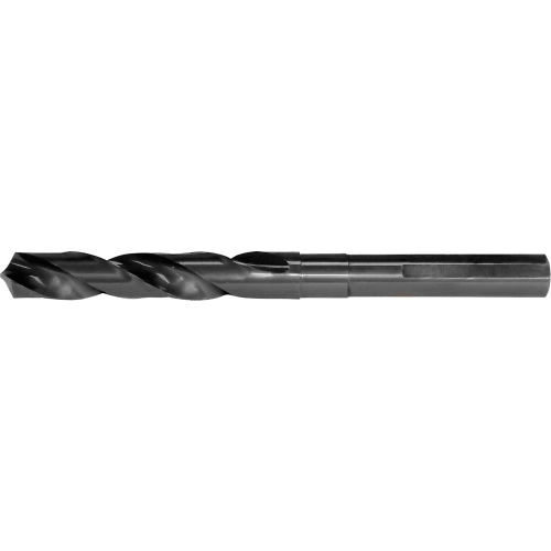 Cle-Line 1892 9/16 HSS General Purpose Steam Oxide 118 Point 1/2 Reduced Shank Silver & Deming Drill