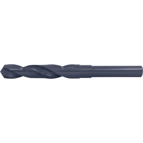 Cle-Line 1813 1-5/32 HSS GeneralPurpose Steam Oxide 118 Point 1/2 Reduced Shank Silver&Deming Drill