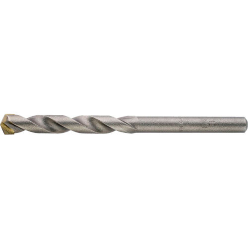 Cle-Line 1818 5/8 12In OAL HSS Heavy-Duty Sand Blasted 118 Point Carbide-Tipped Masonry Drill