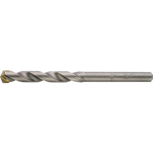 Cle-Line 1818 1/4 6In OAL HSS Heavy-Duty Sand Blasted 118 Point Carbide-Tipped Masonry Drill