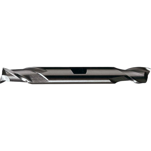 Cleveland HDC-2 HSS-Cobalt 2-Flute Bright Square Double End Mill, 3/4" x 3/4" x 1-5/16" x 5-5/8"