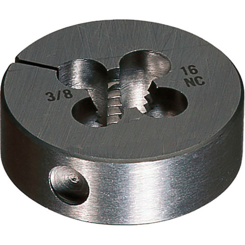 Cle-Line 0710 Series #6-40UNF 13/16" O.D. HSS Bright Round Adjustable Die
