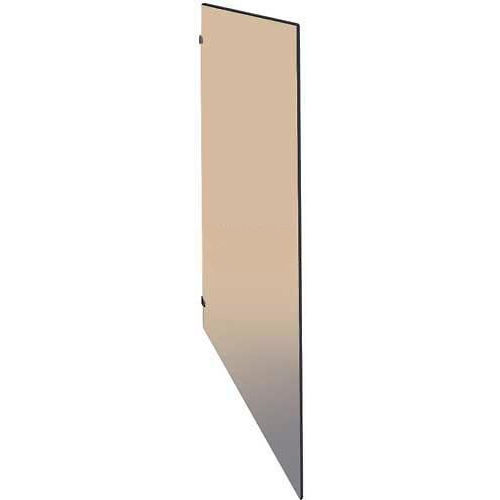 ASI Global Partitions Phenolic Black Core Pilaster w/ Shoe - 3&quot;W x 82&quot;H Almond