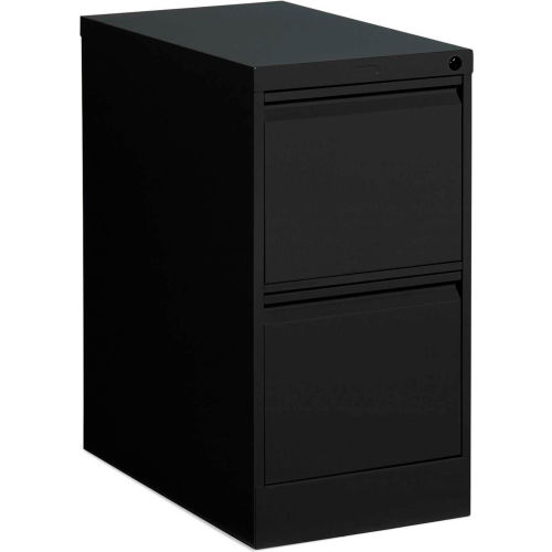 Global™ 1900 Series Freestanding File/File Pedestal 15"W x 22-5/8"D x 27-5/8"H Black