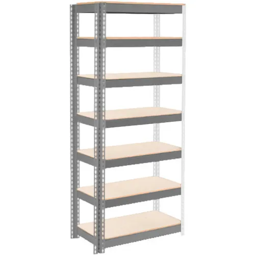 Global Industrial 7 Shelf, Extra HD Boltless Shelving, Add On, 48"W x