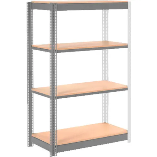 Global Industrial™ 4 Shelf, Boltless Shelving, Add On, 48"W x 12"D x 60