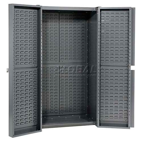 Storage Cabinet With Louver In Doors And Interior 38 x 24 x 72 Assembled