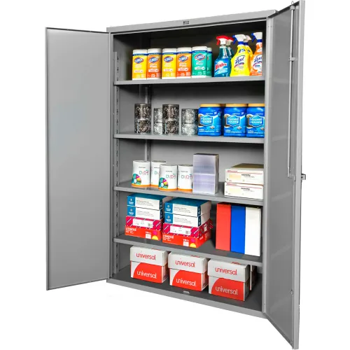 60 in. W x 32 in. D Heavy Duty Steel, 4 Door Storage Cabinet