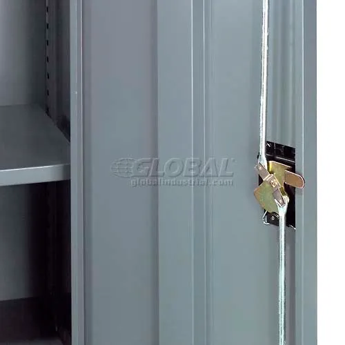 Global Industrial Locking Storage Cabinet w/ 12 Yellow Bins, 99 lbs.  Weight, 36W x 18D x 42H