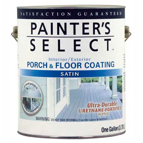 Painter's Select Urethane Fortified Satin Porch Floor Coating