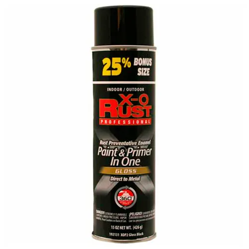 Rust preventive paint gloss black