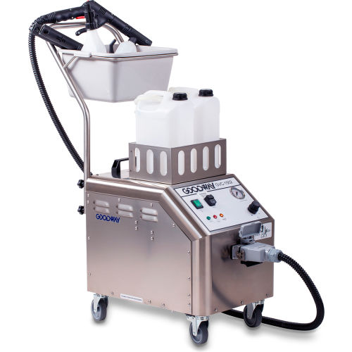Goodway Commercial Vapor Steam Cleaner w/Continuous Refill & Chemical Injection, 1500W, 115V, 60Hz
