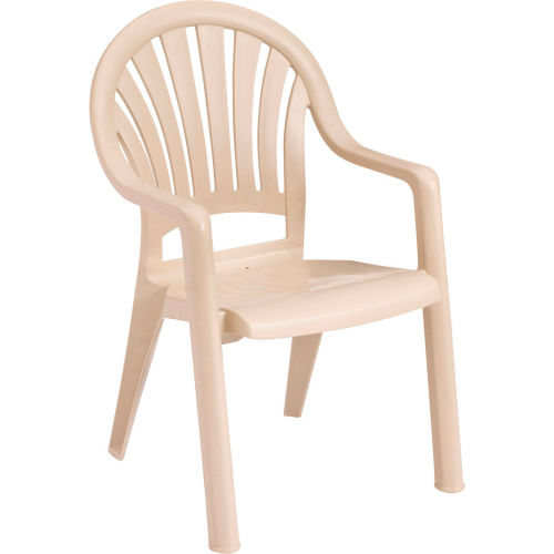 Grosfillex® Fanback Stacking Outdoor Armchair - Sand