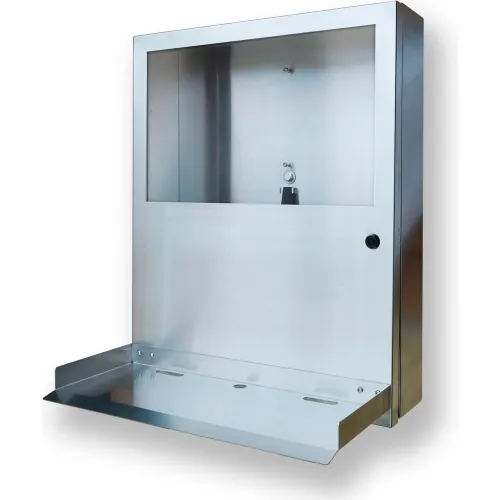 PC Enclosures PC Defender Computer & Monitor Enclosure, 24"W x 61/2"D x 30"H, Stainless Steel