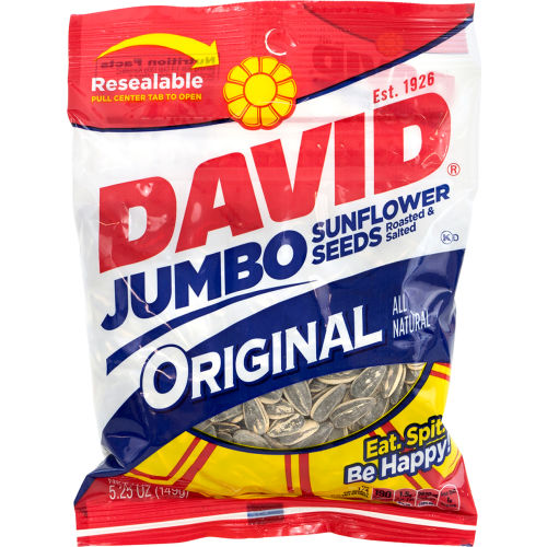 David Jumbo Seeds Original, 5.25 oz, 12 Count