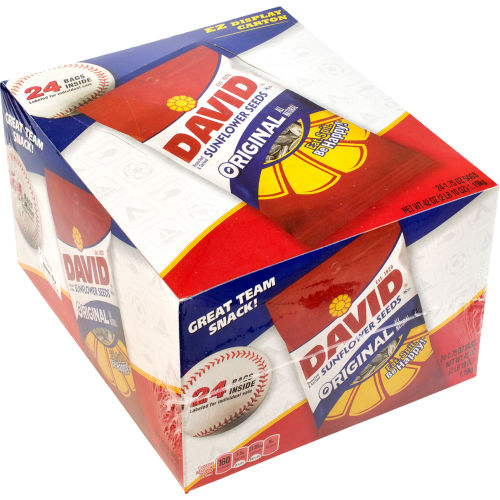 David Sunflower Seeds Original, 1.75 oz, 24 Count
