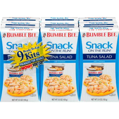 Bumble Bee ReadytoEat Tuna Salad Kits, 3.5 oz, 9 Pack