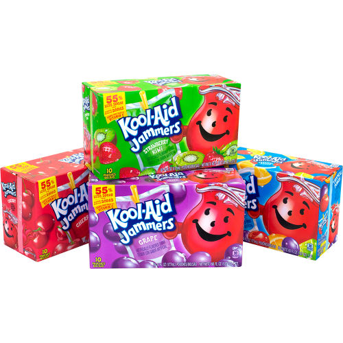 Kool Aid Jammers Juice Pouch Variety Pack 6 Oz 40 Count