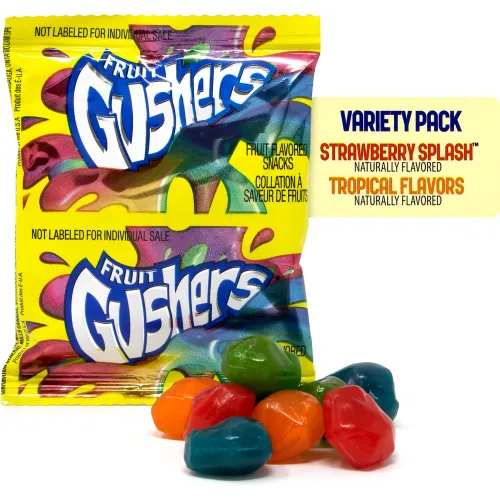 FRUIT GUSHERS Fruit Flavored Snacks, 0.8 oz, 42 Count