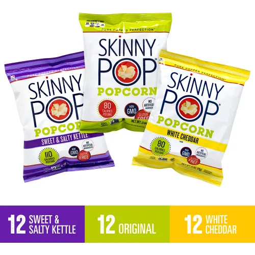 SKINNY POP Variety Snack Pack, 36 Count