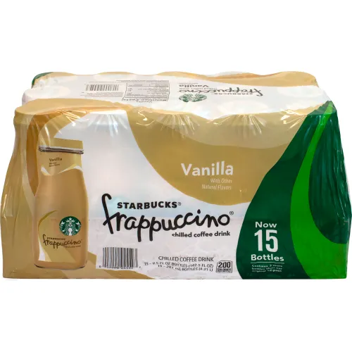 Starbucks Vanilla Frappuccino Coffee Drink 9.5 oz Bottles - Shop Coffee at  H-E-B