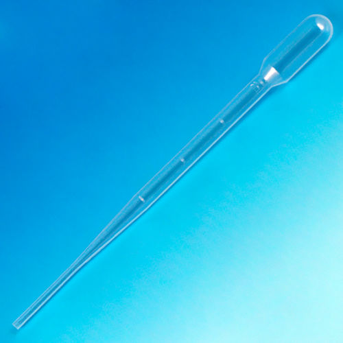 Transfer Pipet, 5.0mL, Blood Bank, Graduated to 2mL, 155mm, Sterile, 500/Pack