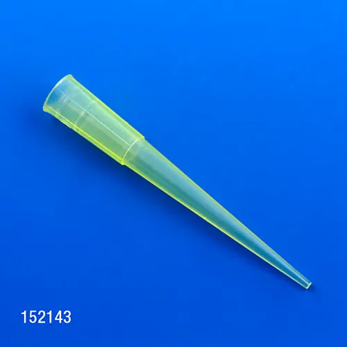 Pipette Tip, 1 - 200uL, Universal, Yellow, 1000/Pack