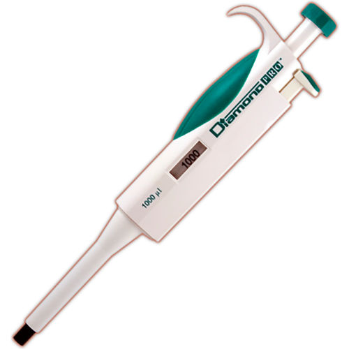 Pipette, Diamond PRO, Fixed Volume, 1000uL (1mL), Light Green