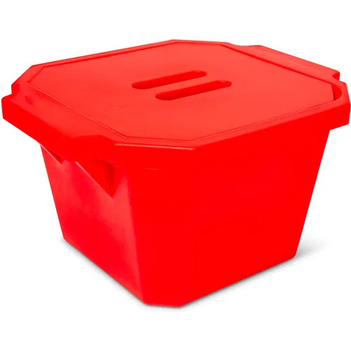 Ice Bucket with Cover, 4.5 Liter, Red