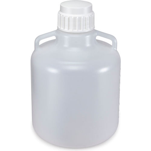 Carboy with Handles, Autoclavable, Polypropylene, 10 Liter