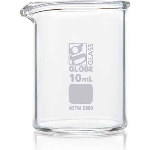 Beaker Globe Glass Low Form Griffin Style Dual Graduations Astm E960 250ml 12box 8126