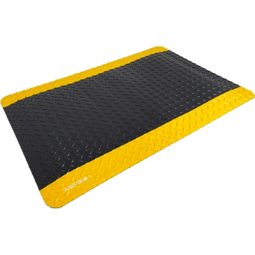 Global Industrial™ Diamond-Plate Anti Fatigue Mat 15/16 Thick 3' x Cut to  75