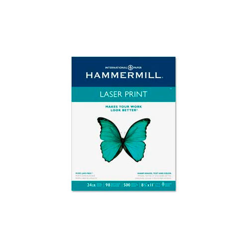 Laser Paper - Hammermill HAM104604 - White - 8-1/2 x 11 - 24 lb. - 500 Sheets/Ream