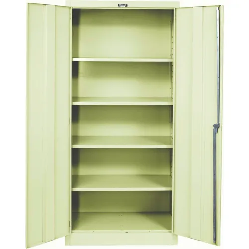 Hallowell 800 Series Industrial Storage Cabinet 48 W X 24 D X 78 H Parchment Unassembled