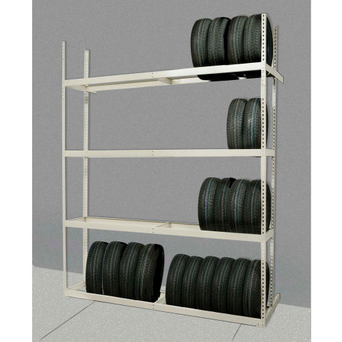 Rivetwell Single Row Tire Storage Shelving 60