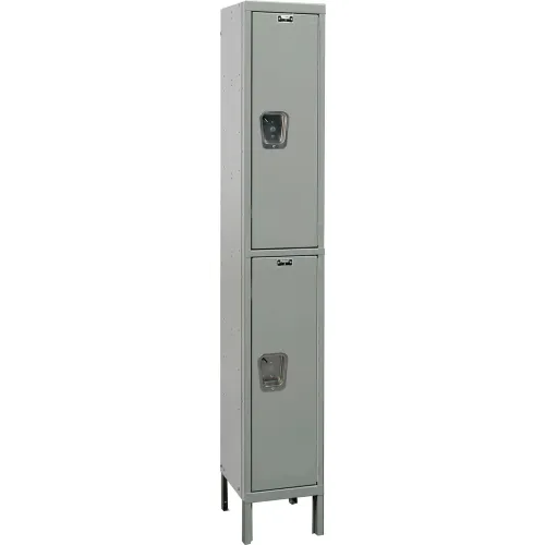 rubycell2箱 Hallowell® 2-Tier 2 Door Bulk Tenant Storage Locker, 48