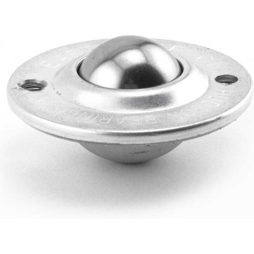 Hudson Bearings 1" Carbon Steel Low Profile Flying Saucer Ball Transfer FSBT1CS