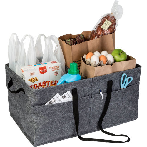 Honey-Can-Do&#174; Large Trunk Organizer - 21-1/2&quot;L x 18-11/16&quot;W x 11-11/16&quot;H - Gray